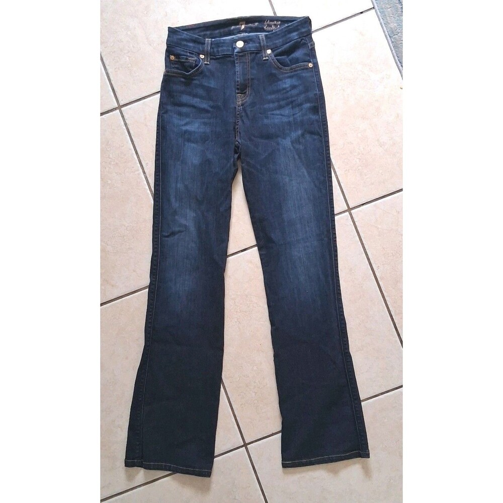 7 For All Mankind Jeans Womens 26 Kimmie Bootcut Dark Wash